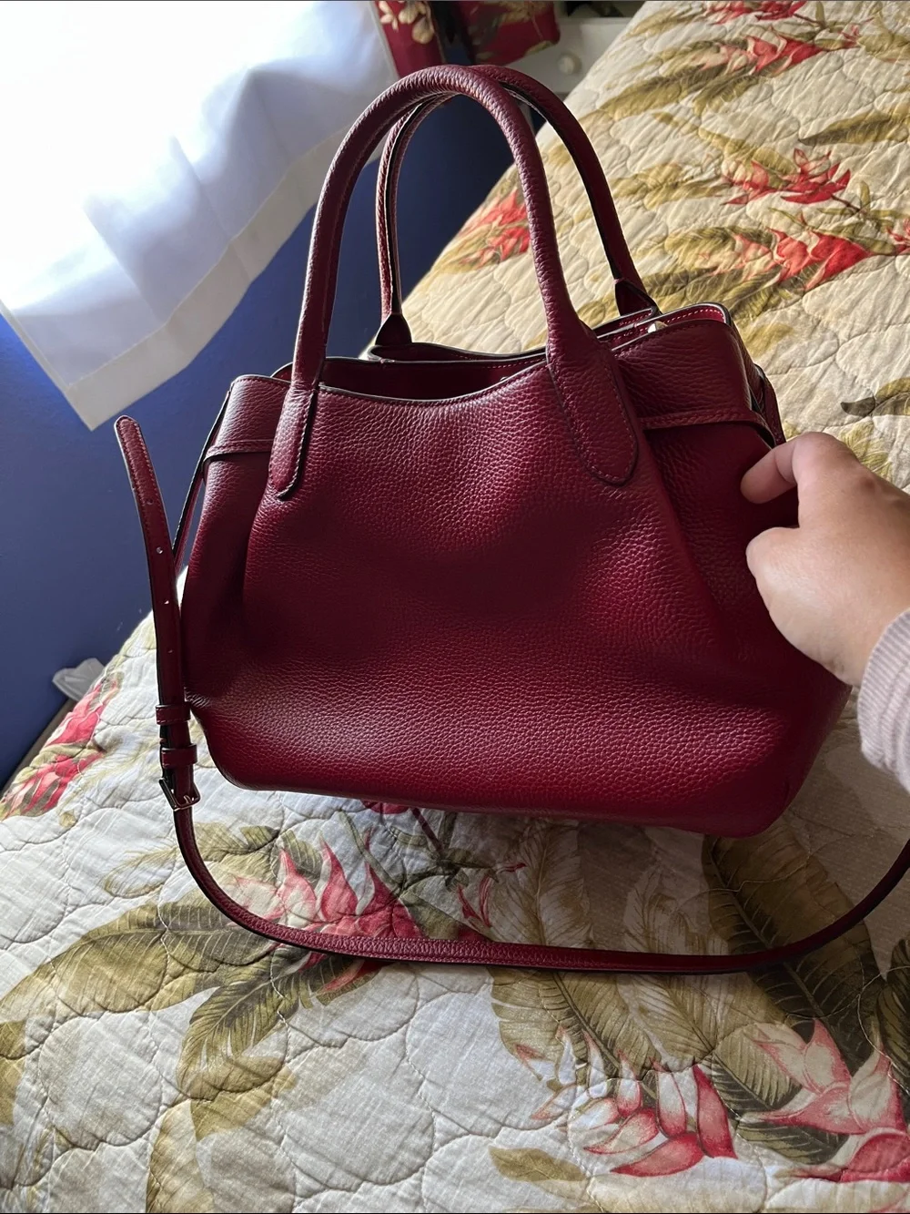 kate spade pebbled leather