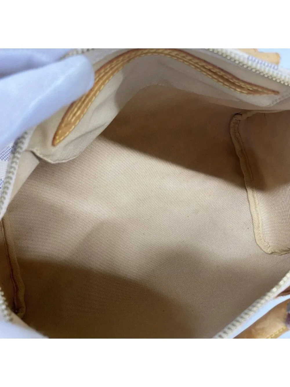 Louis Vuitton Handbag Damier Azur Speedy 30 White