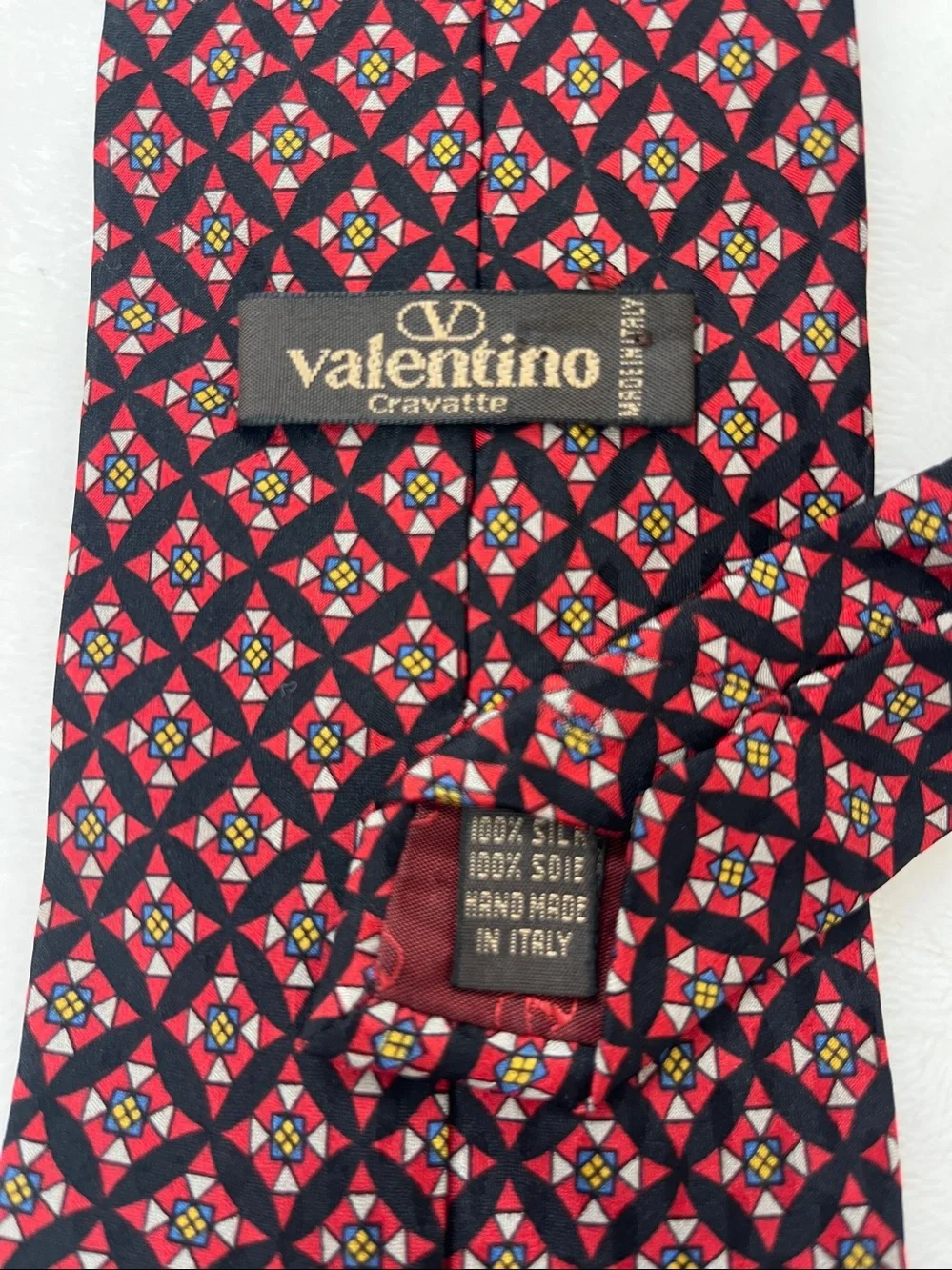 Valentino silk tie
