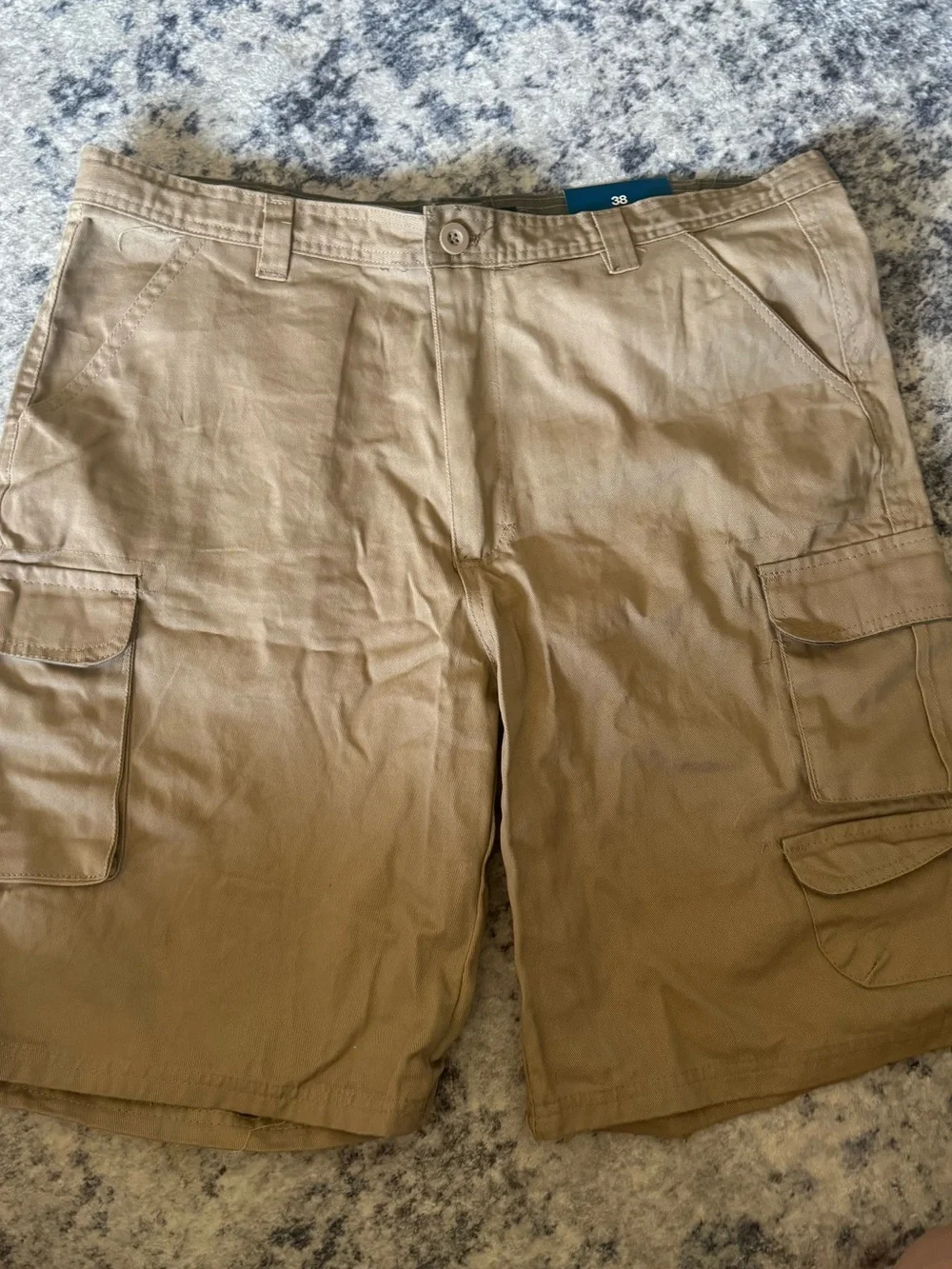 Men's Khaki Cargo Shorts – Casual Everyday Wear