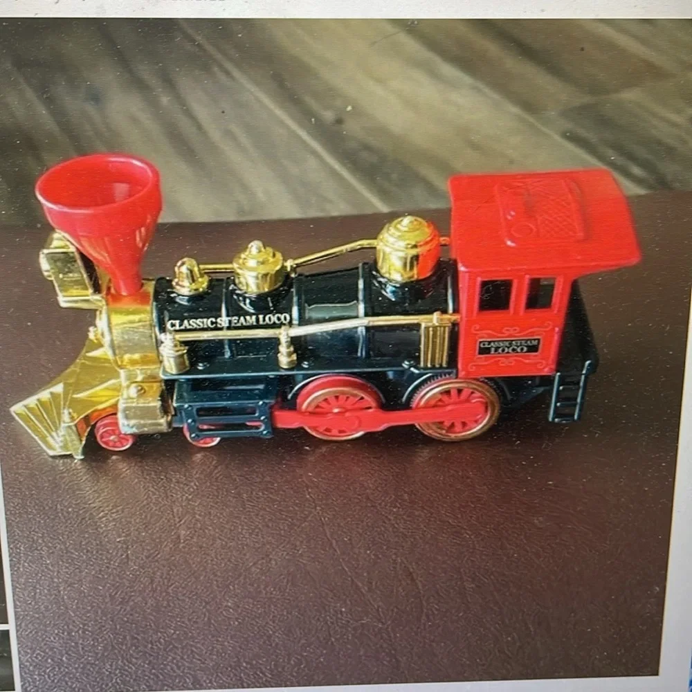 Classic Steam Loco Pull Back Train