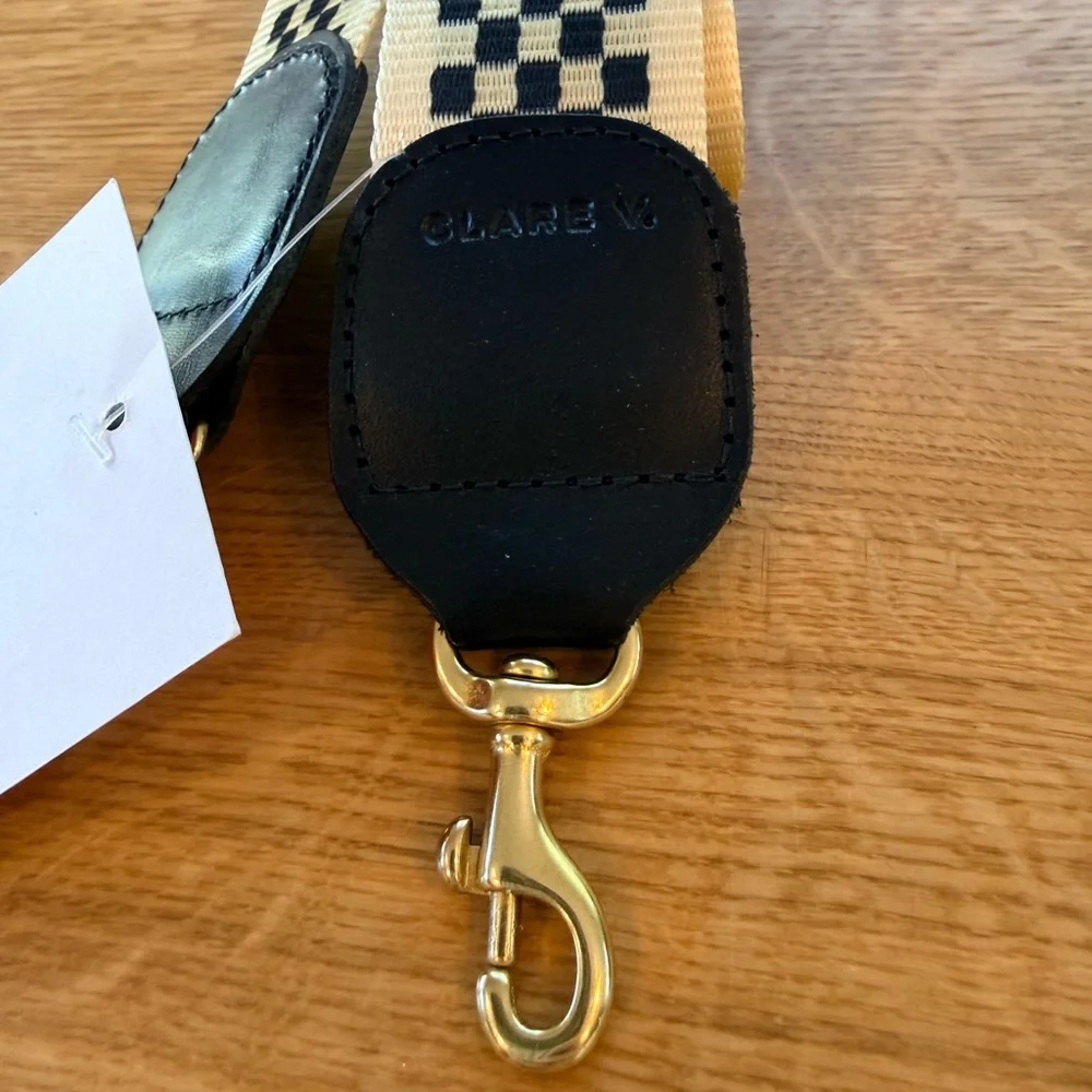 Clare V chic checkered