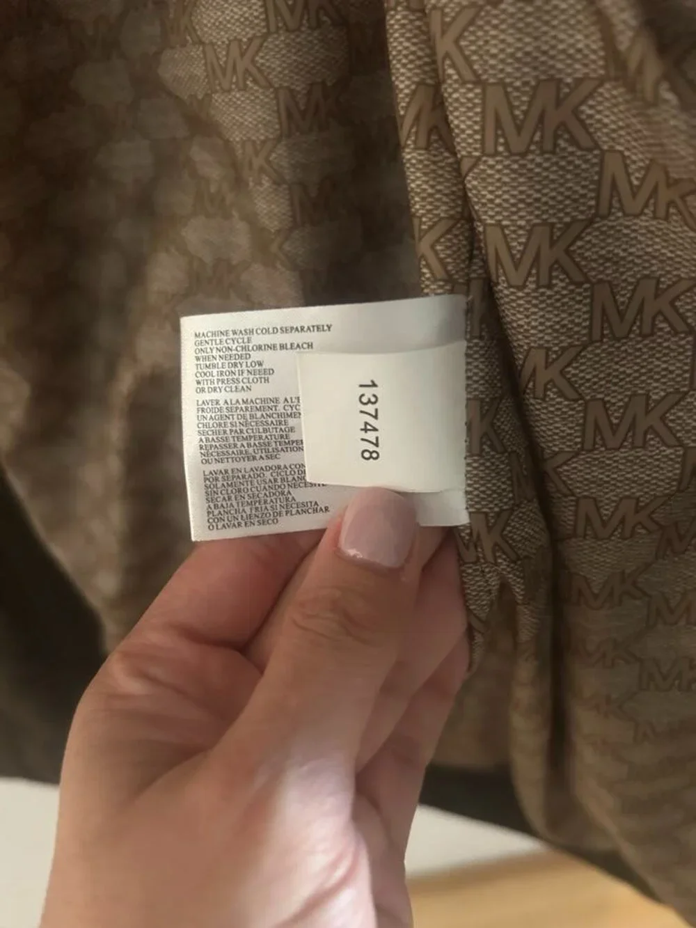 Michael Kors Zipper Logo Jacket M