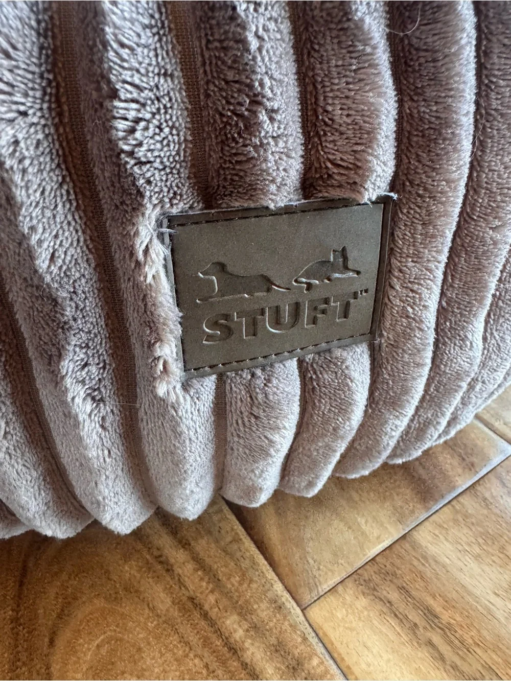 Stuft Pet Bedding plush ribbed