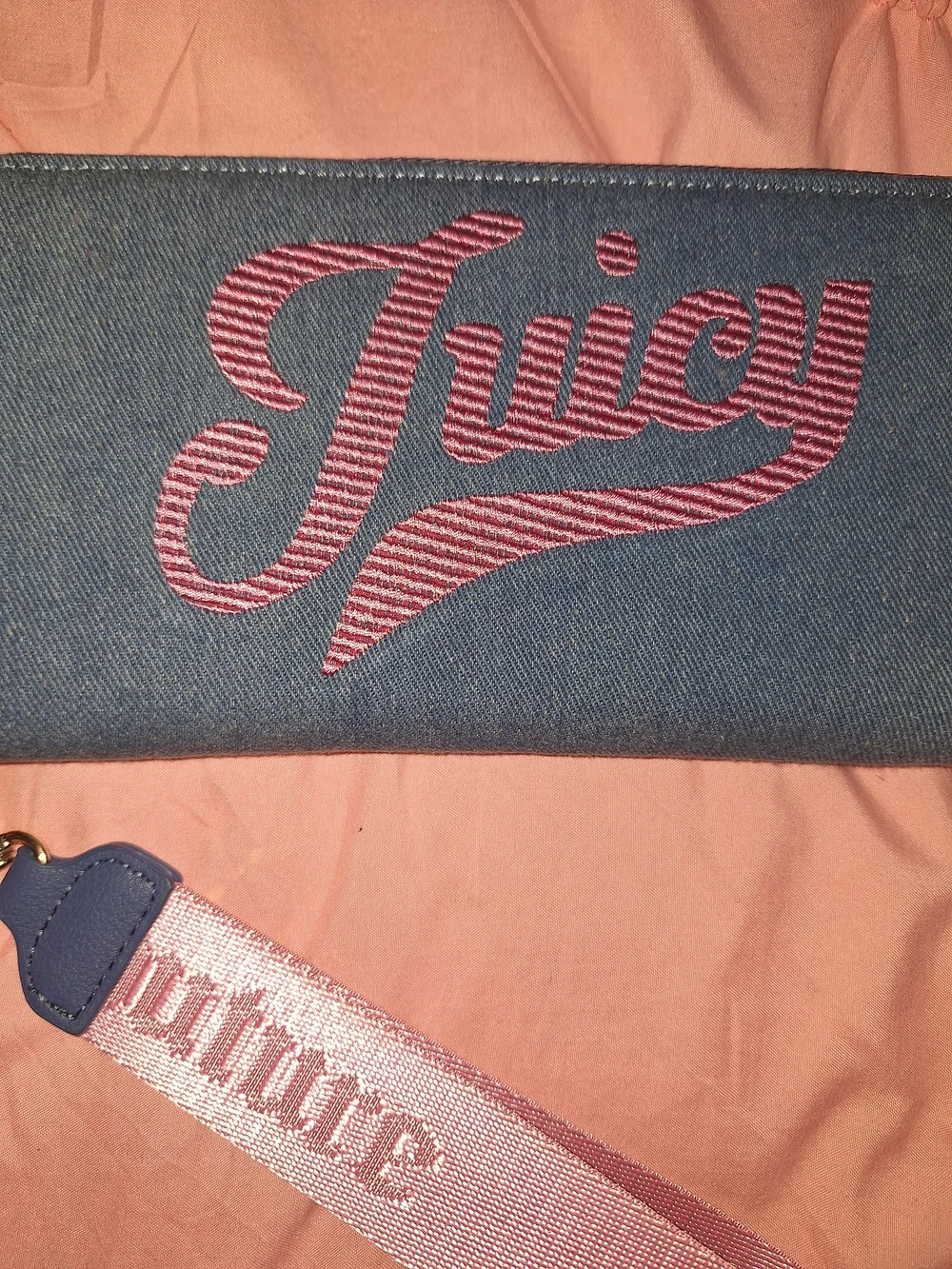 Juicy Couture denim zip