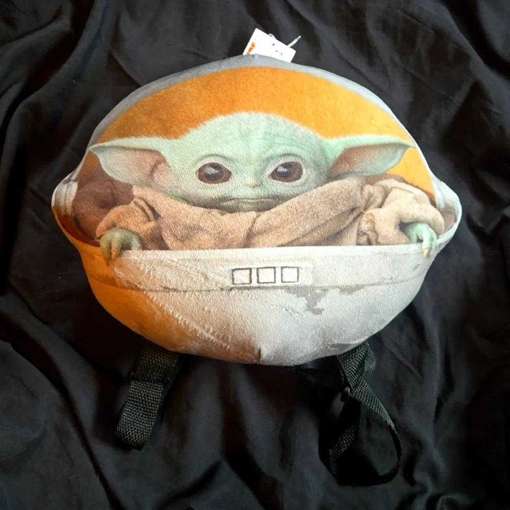 NEW Baby Yoda Plush Backpack
