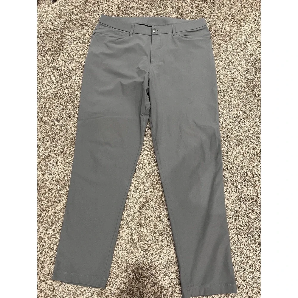 lululemon athletica Men's Gray Stretch Pants
