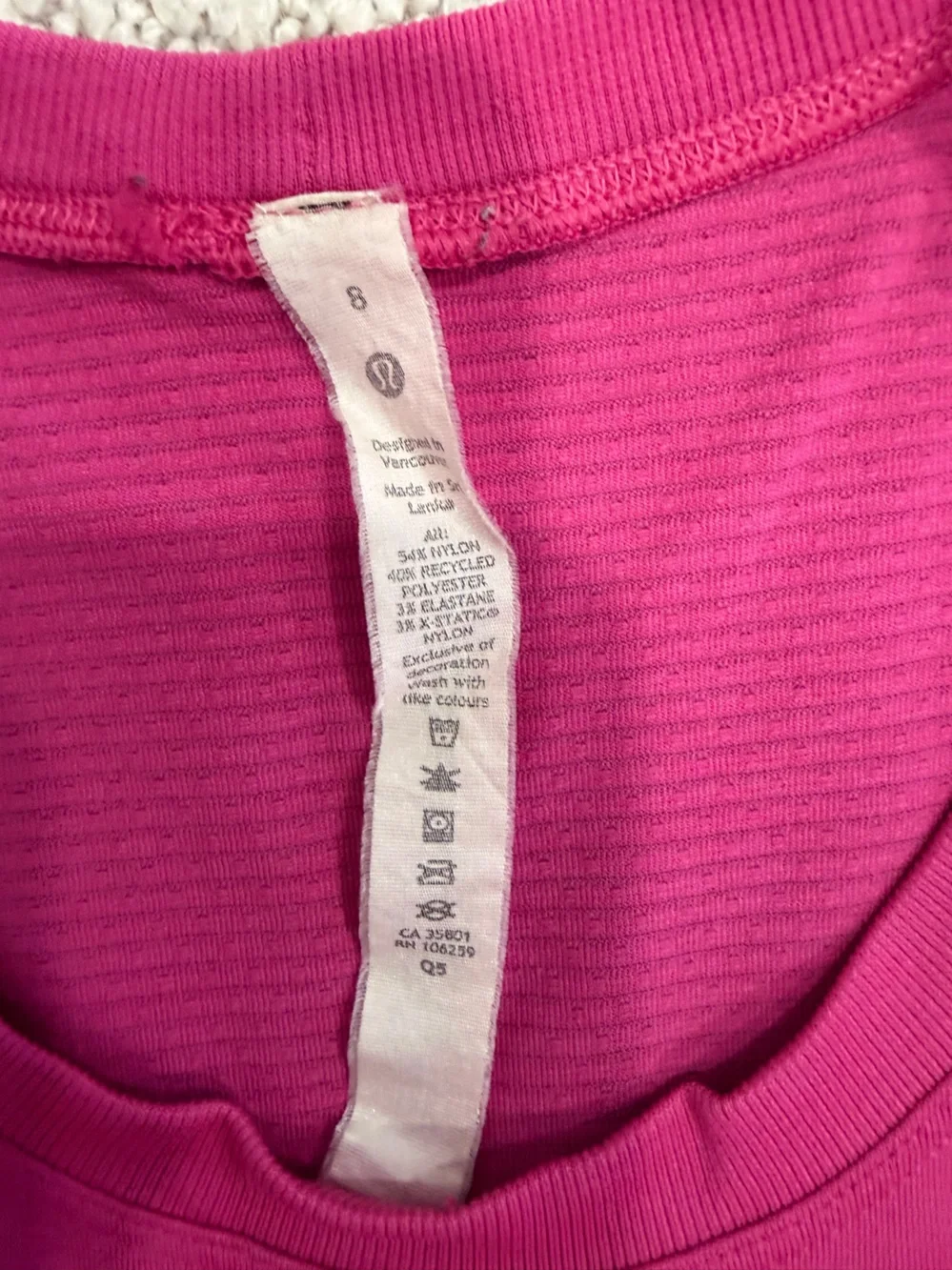 lululemon athletica sleek sleeveless