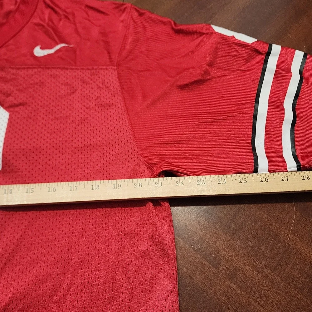 Nike Jersey Mens M Red Ohio State Buckeyes #8 Football Team NCAA Sports Fan