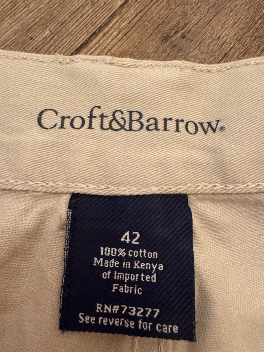 croft & barrow casual cargo