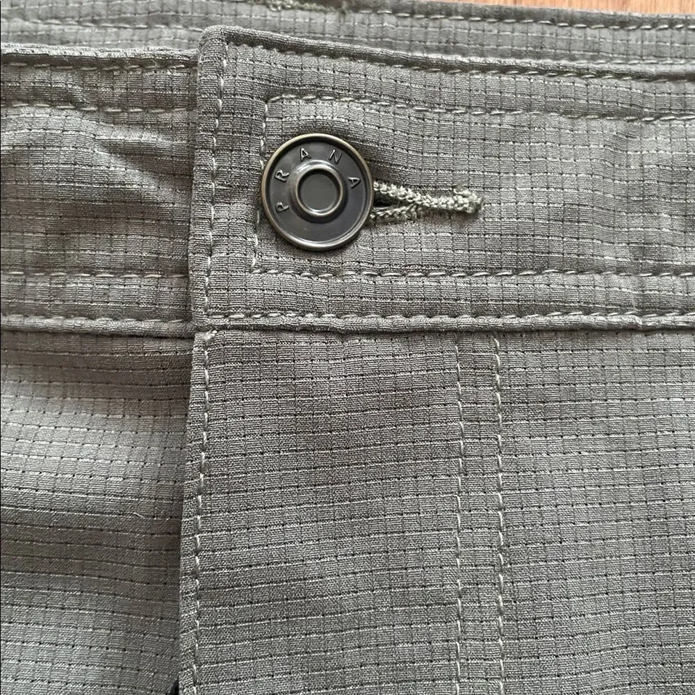 Prana green shorts