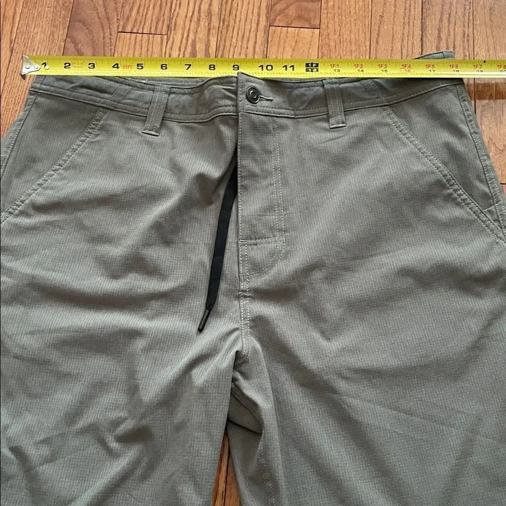 Prana green shorts