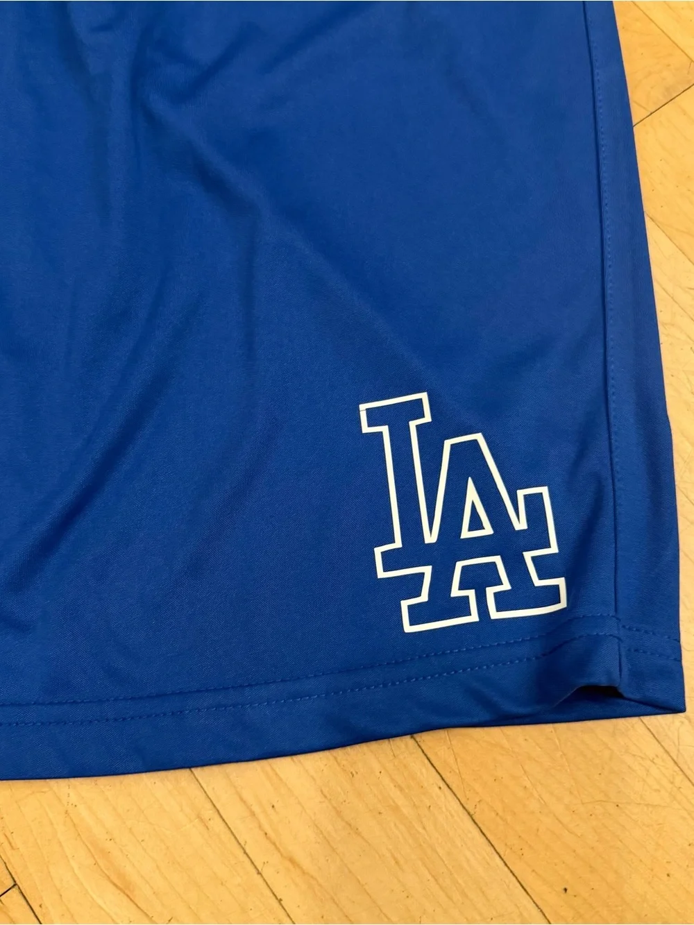 NEW Los Angeles LA Dodgers Royal Blue Polyester Shorts Mens XL Medium Baseball