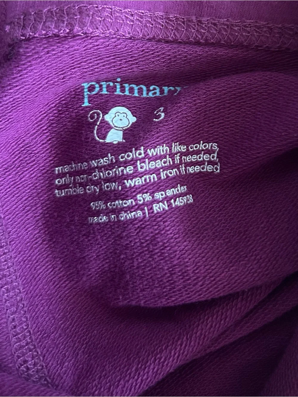 Primary purple leggings