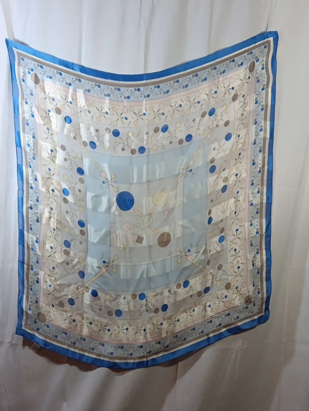 Vintage Korea Institute Of Technology Womens Silk Scarf