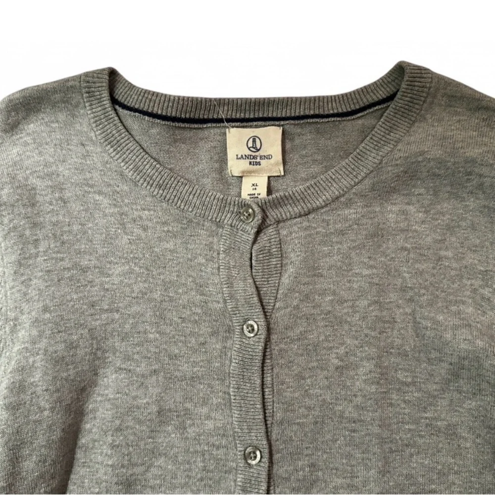 Lands End cardigan chilly comment