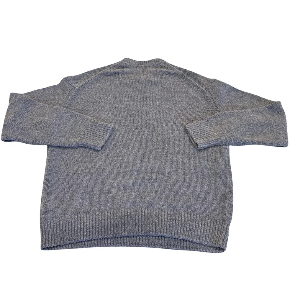 Massimo Dutti Men’s sweater Blue Knit Crewneck Size Medium