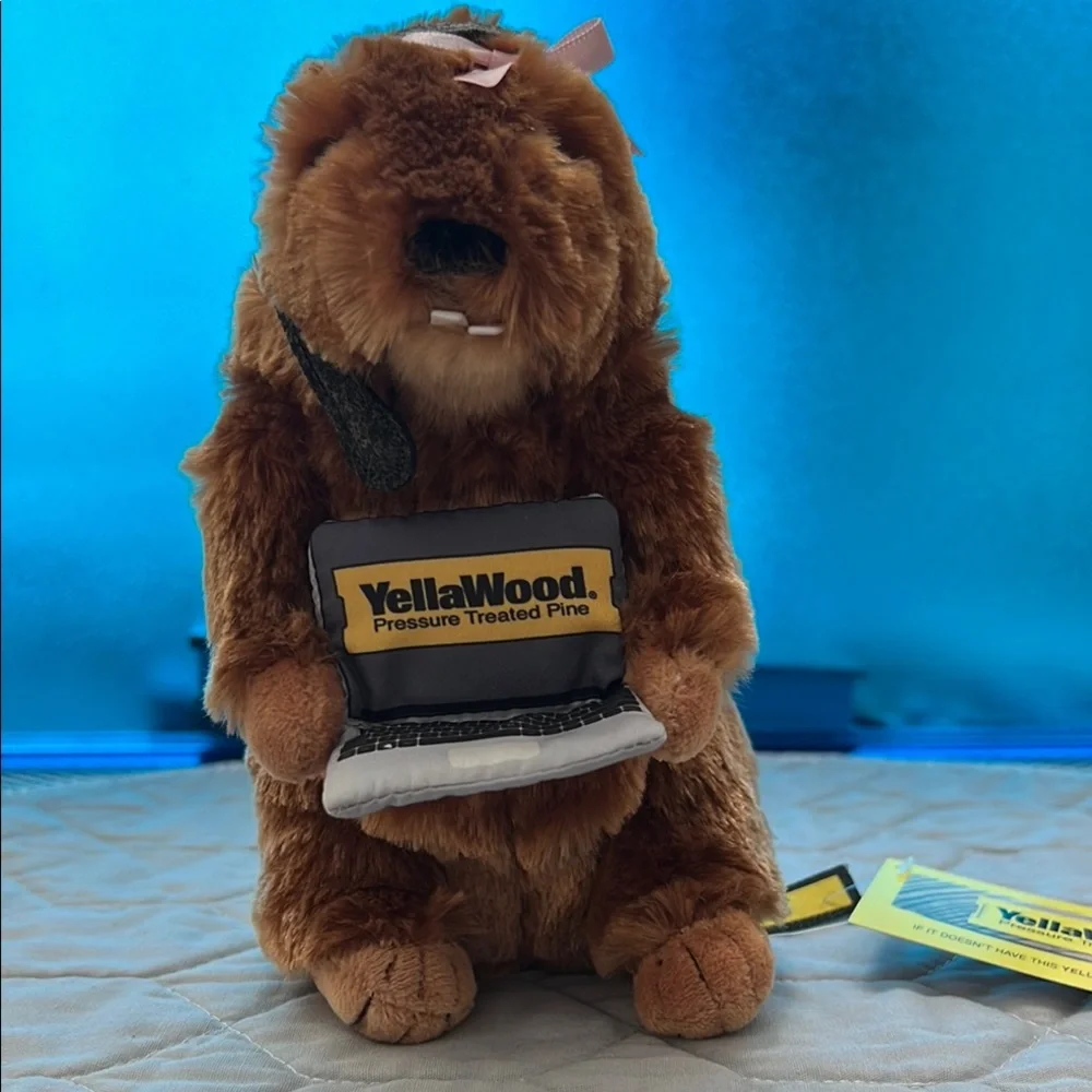 YellaWood’s Mascot Beaver by Douglas Toy Co