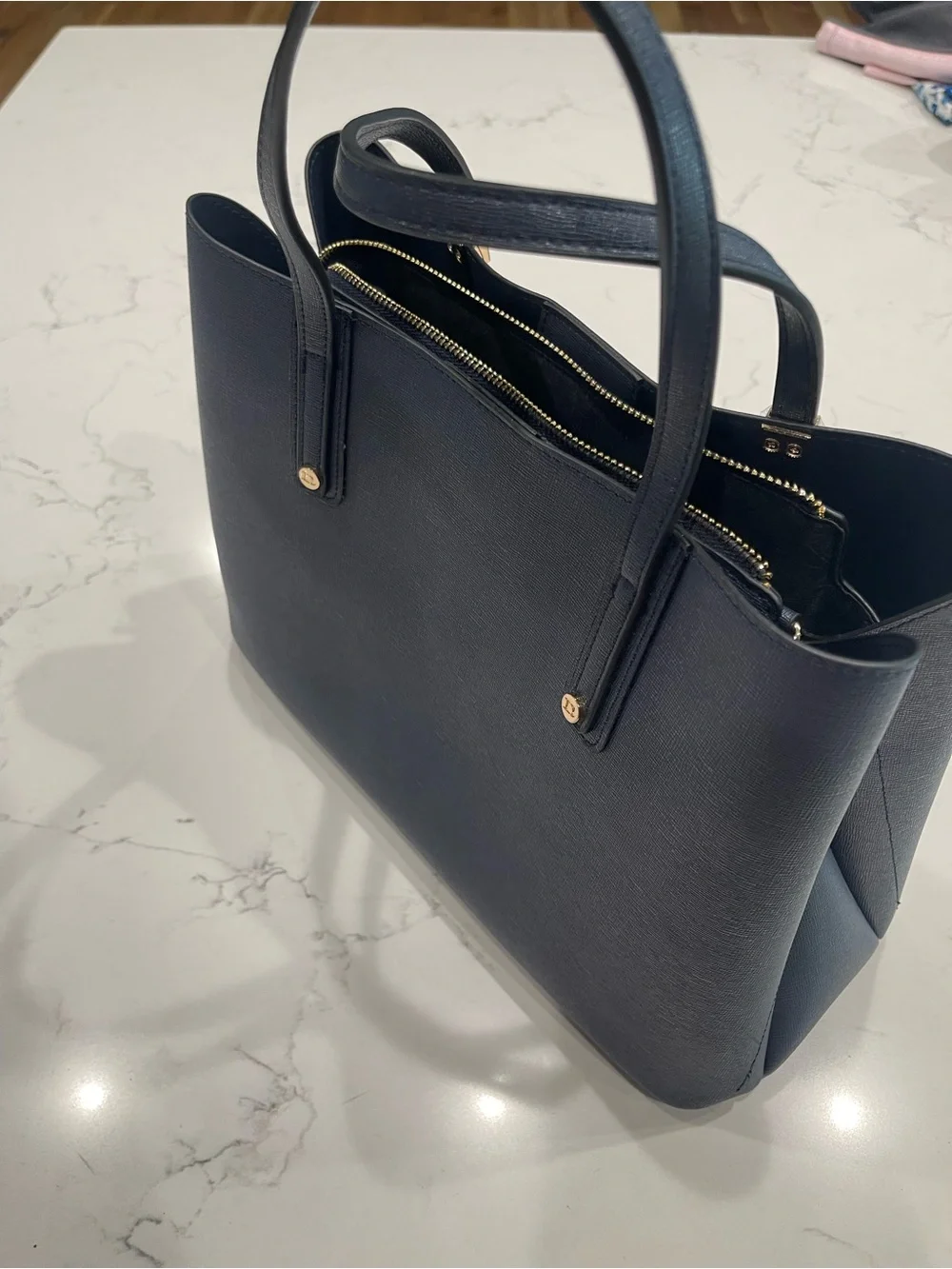 Dune London structured navy