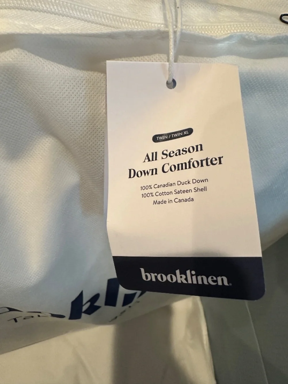 Brooklinen never removed