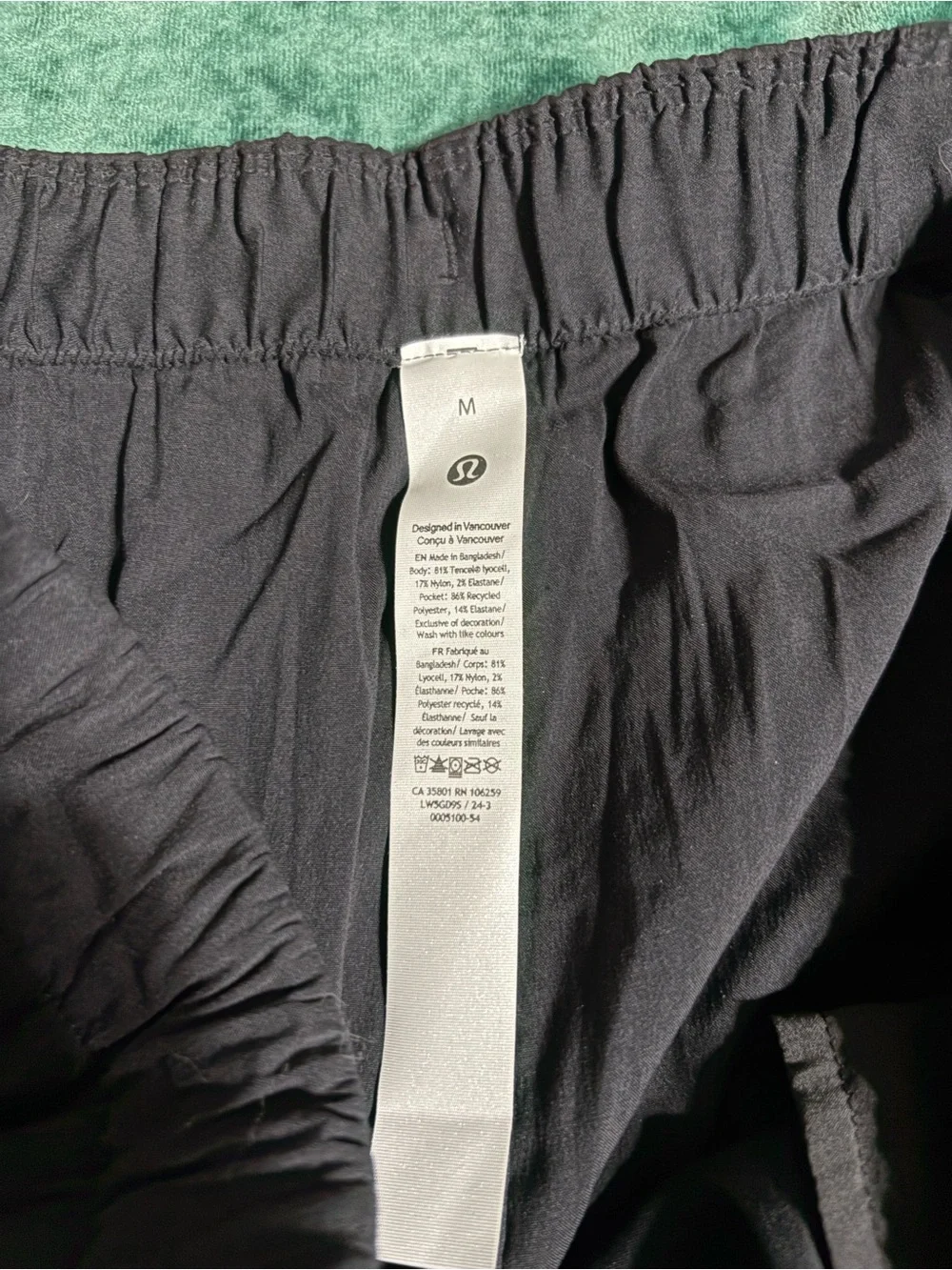 lululemon athletica versatile black