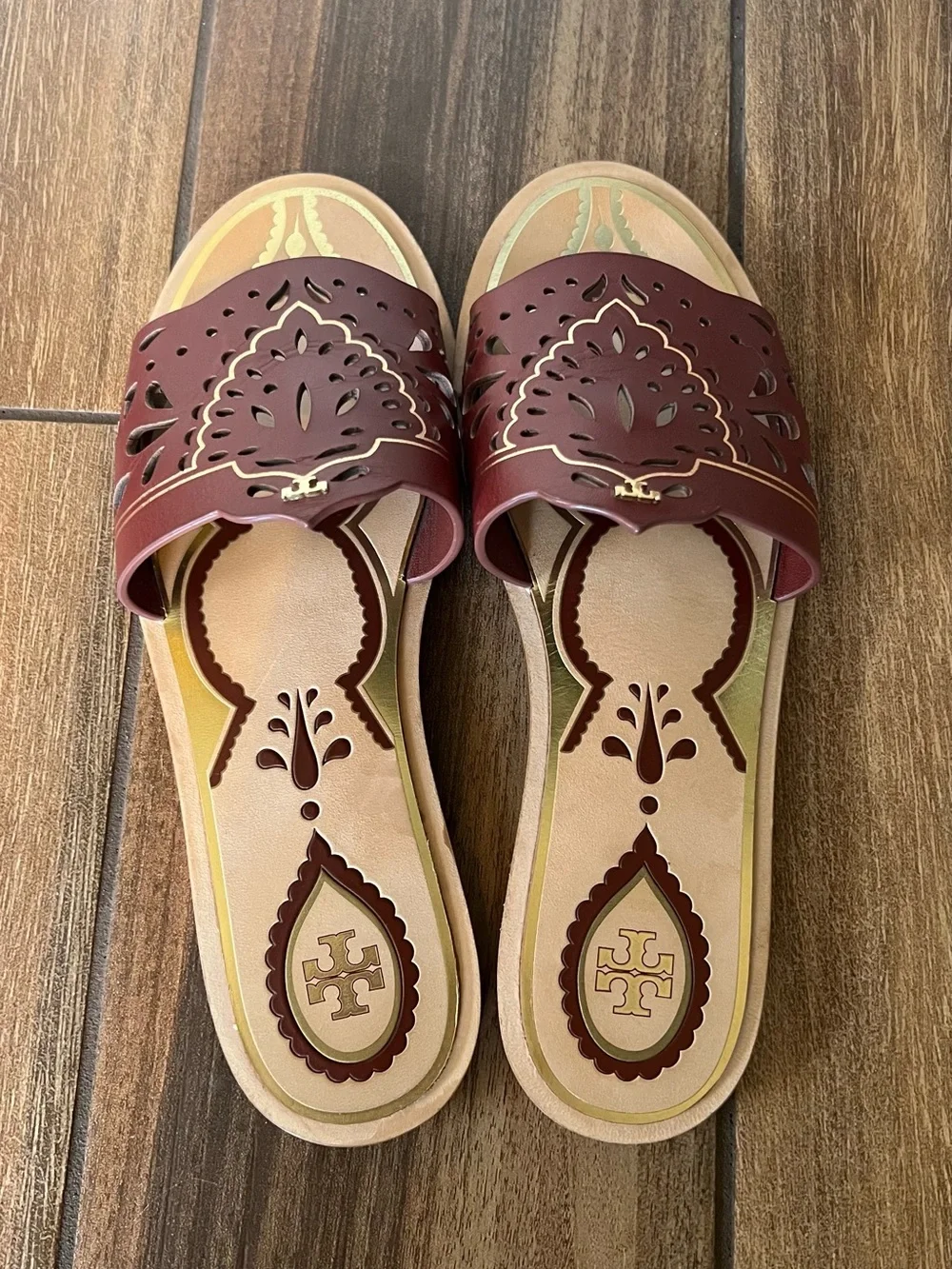 Tory Burch leather slide