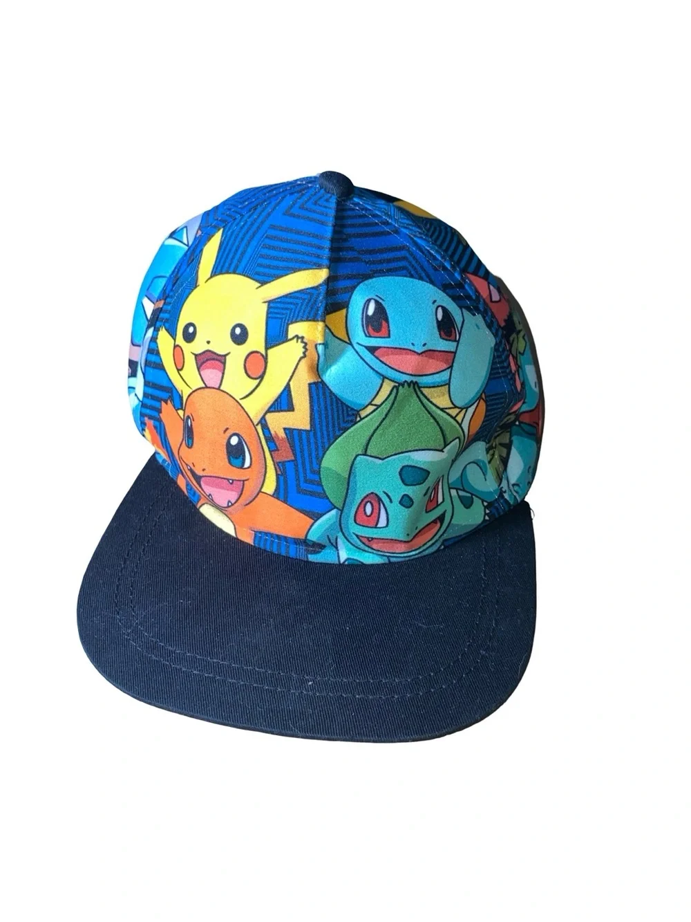 Bioworld Pokemon Hat Youth OSFM Pikachu Squirtle Charmander Bulbasaur