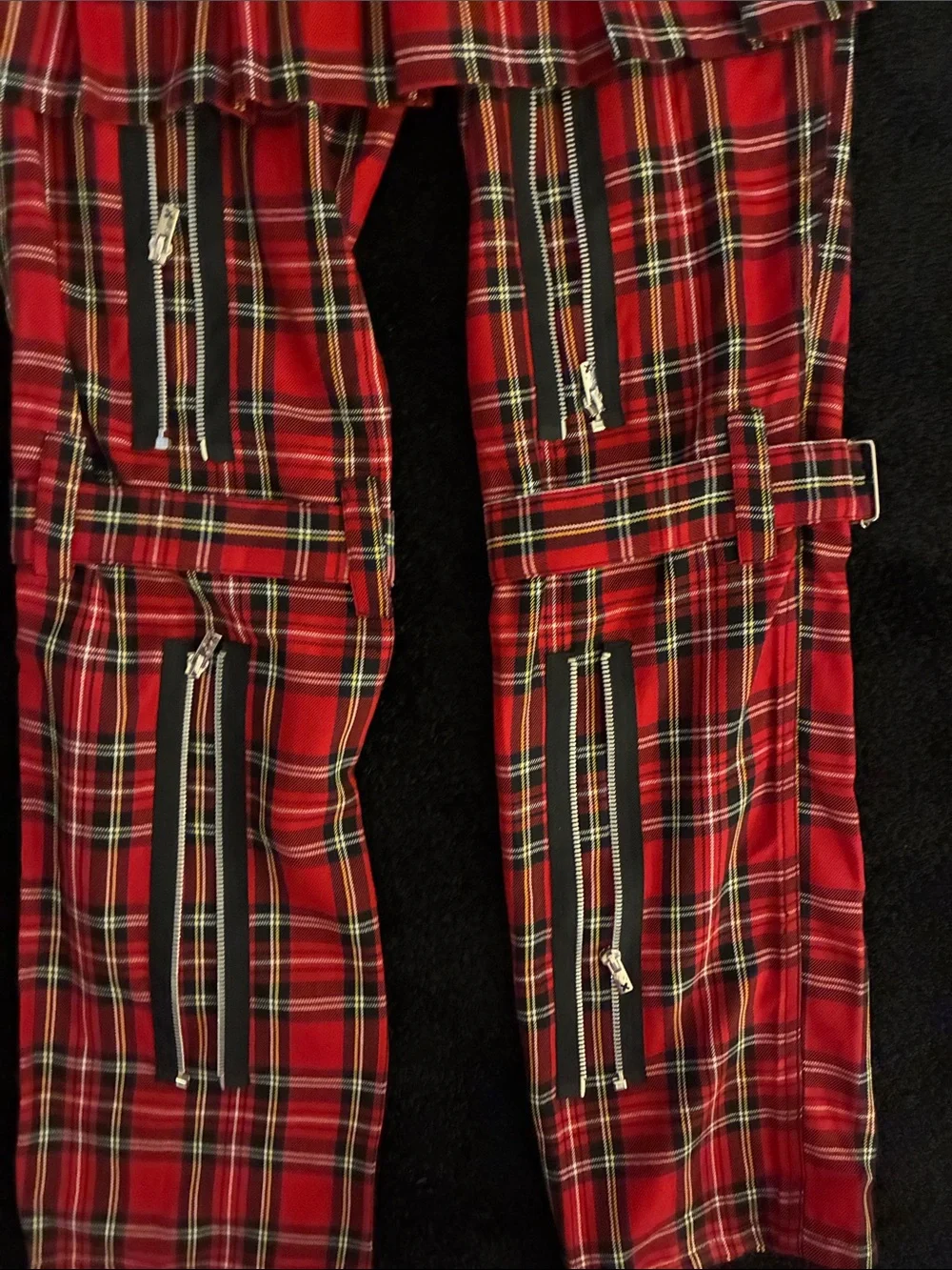 Tripp nyc red tartan