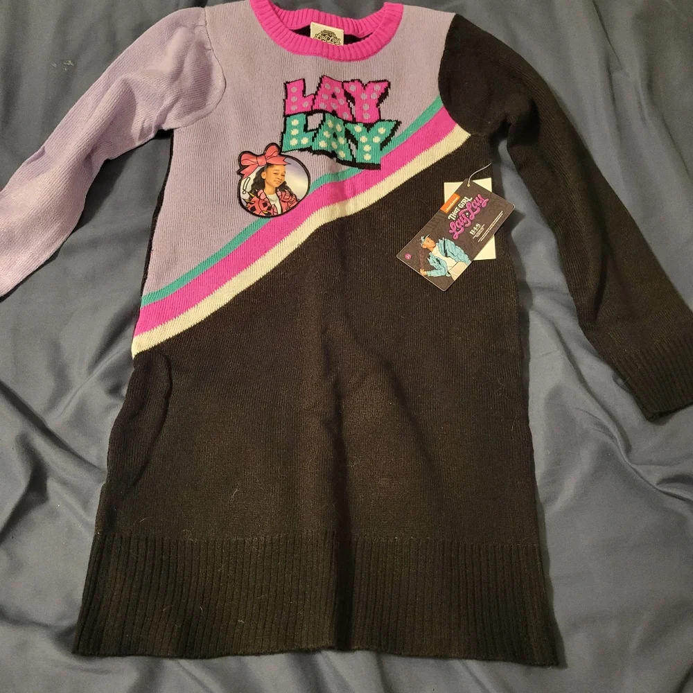That Girl Lay Lay Sweater Dress  Size 4/5 New With Tags Nickelodeon