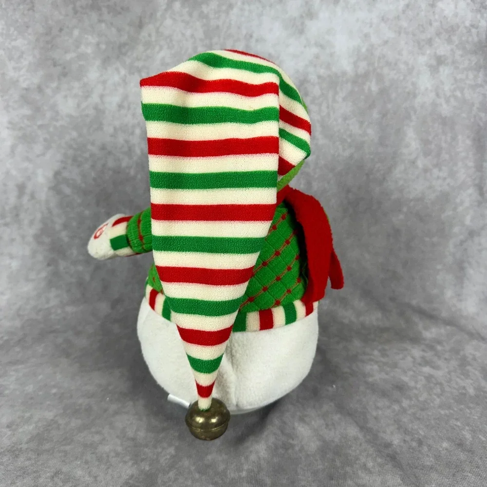Vtg Kids of America Snowman Animated Plush Dancing Sings Let It Snow Jingle Bell