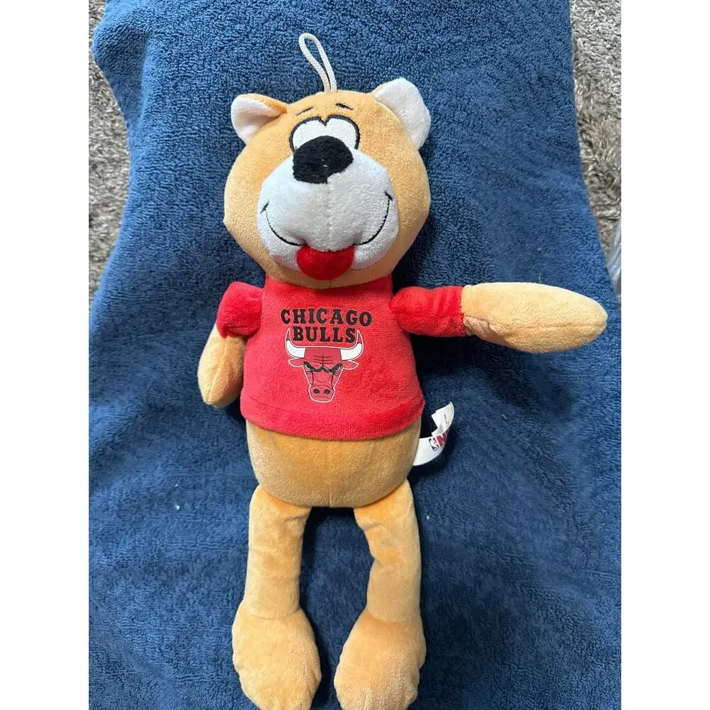 Chicago Bulls NBA Stuffed Plush Bear 2015 Tall‎ Clean Good Stuff Basketball