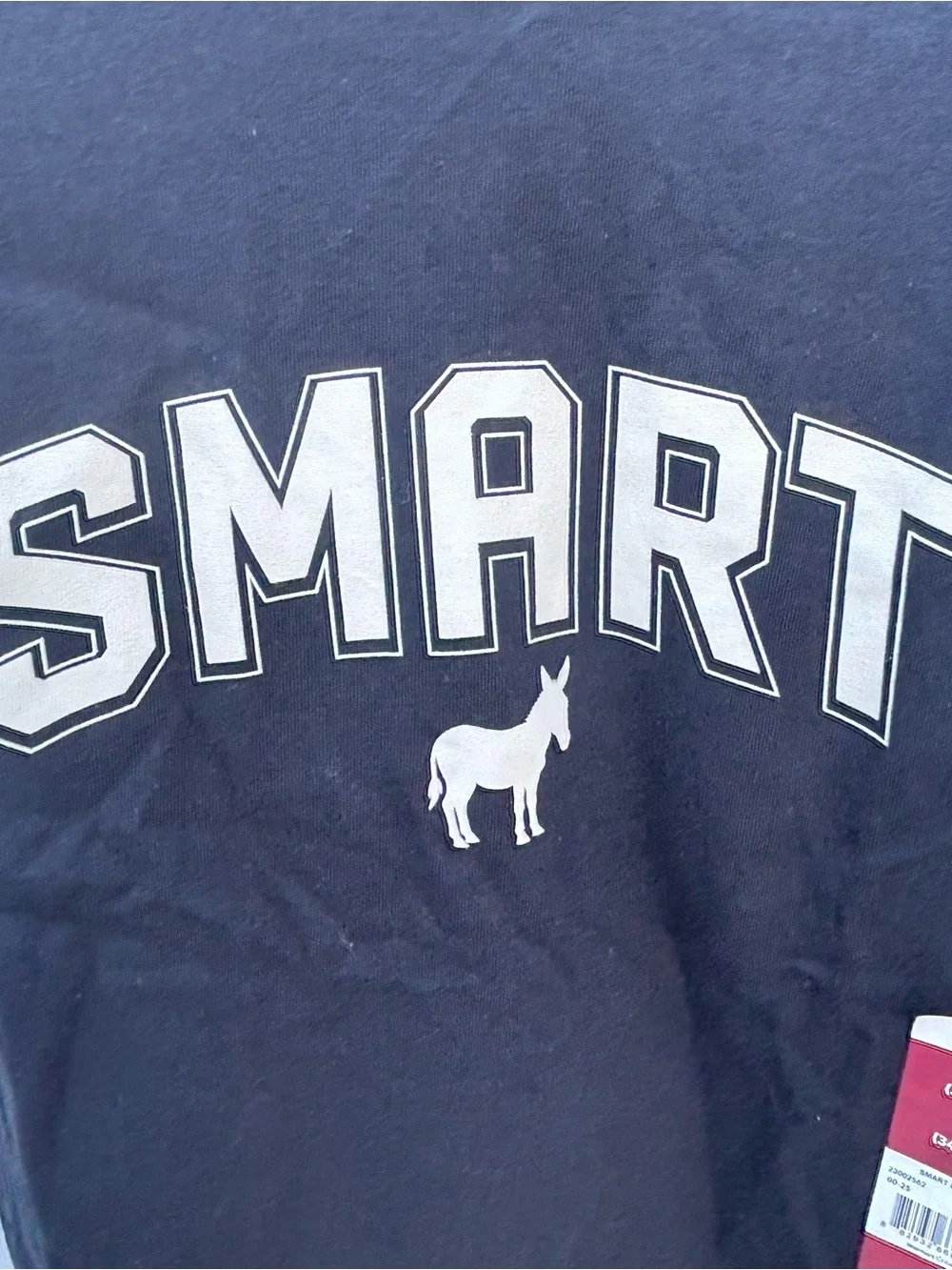 SMART Graphic Short Sleeve Tee Humor - Black