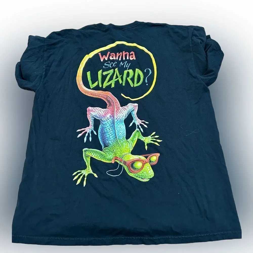 Vintage Goin Coastal Wanna See My Lizard Tshirt