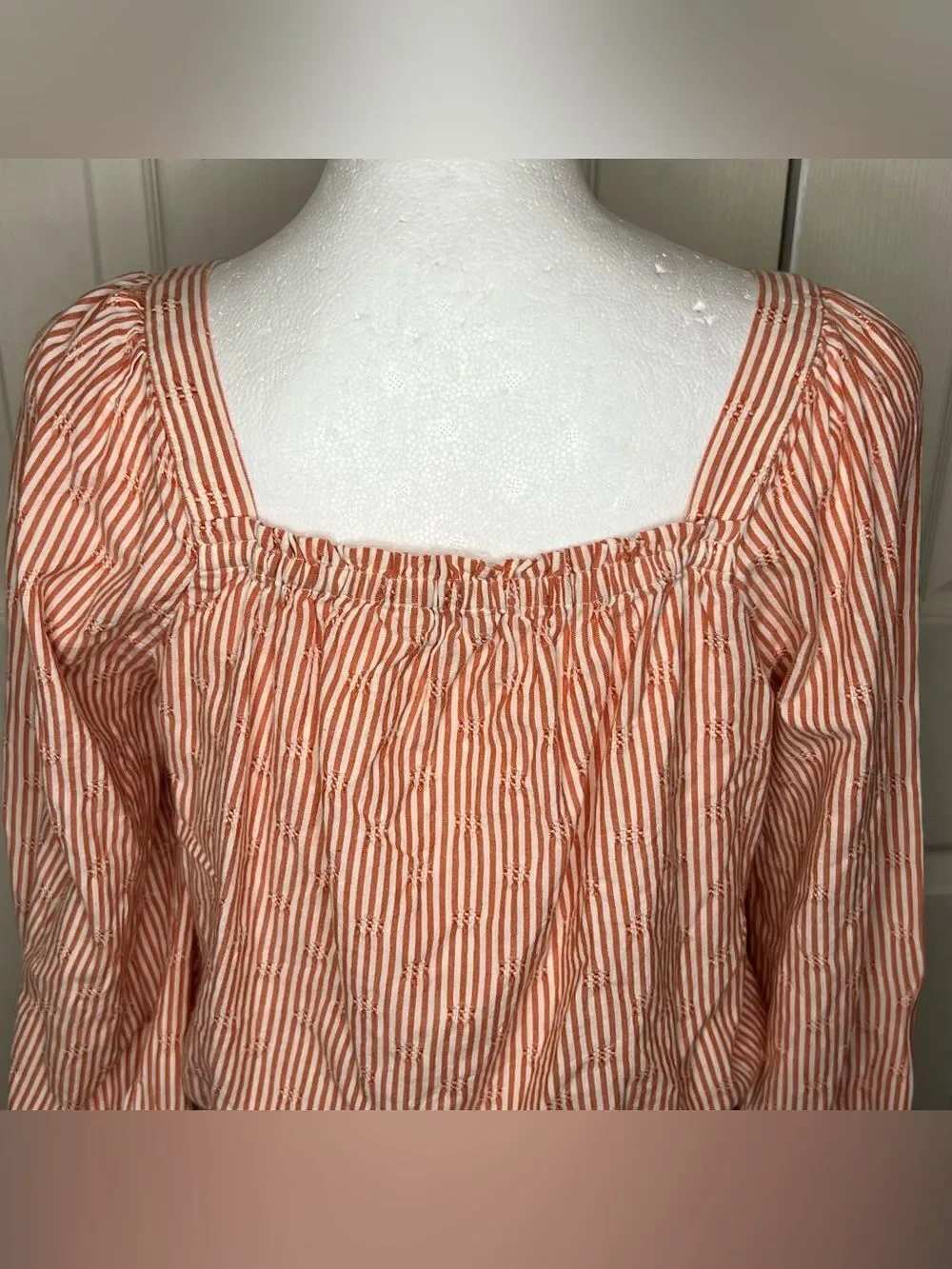 Madewell orange white