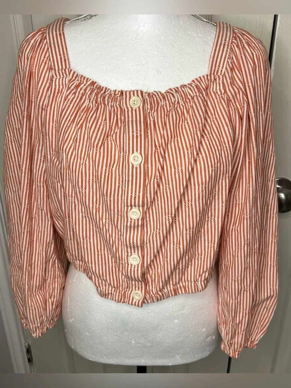 Madewell orange white