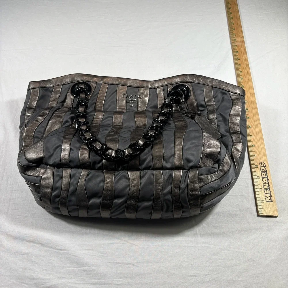Prada authentic metalic