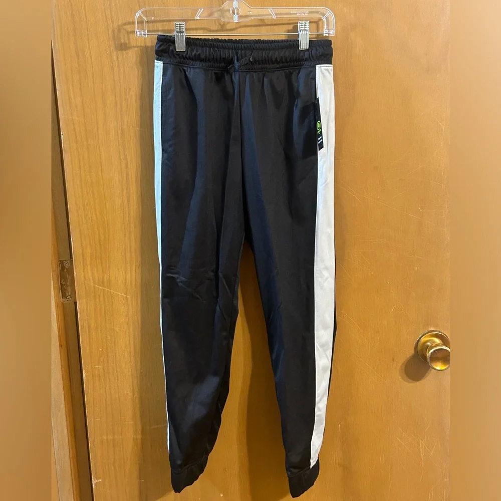 Athletic Works Black Gray Joggers Size Large‎ (10-12) NEW with Tags
