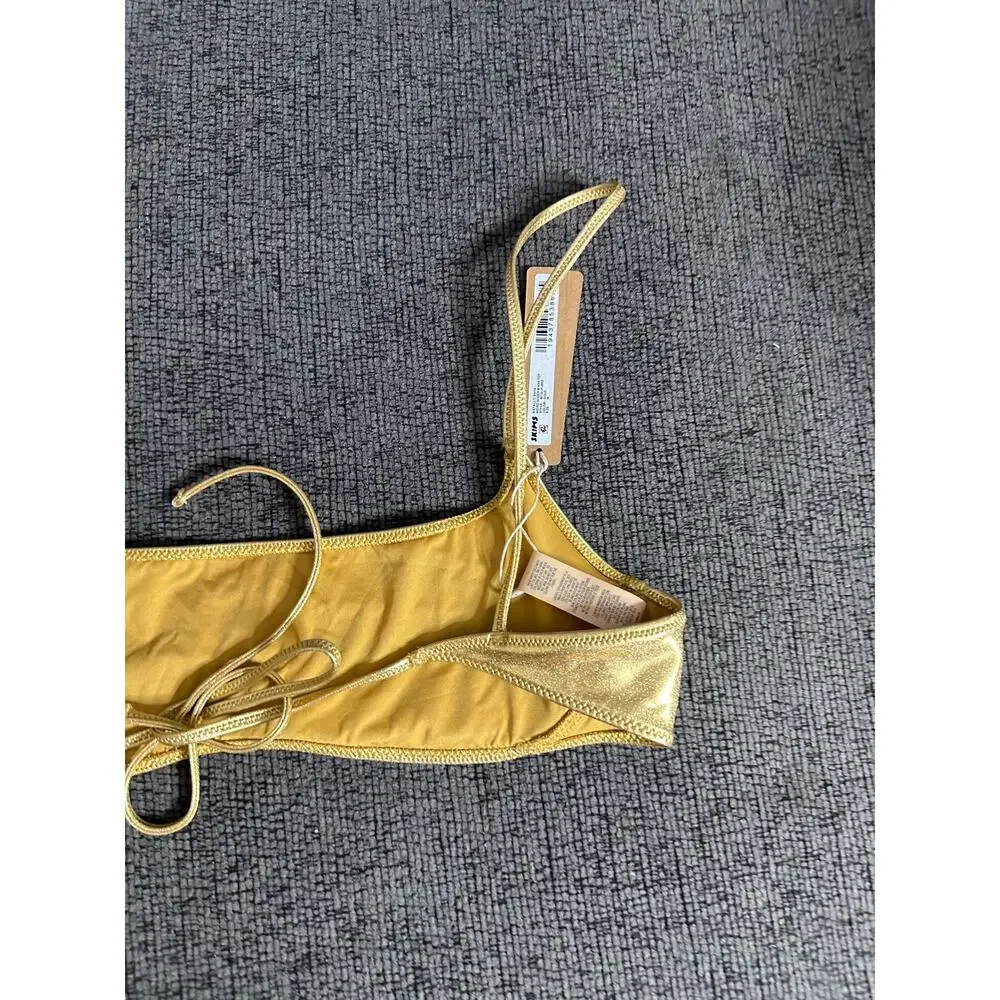 SKIMS metallic swim