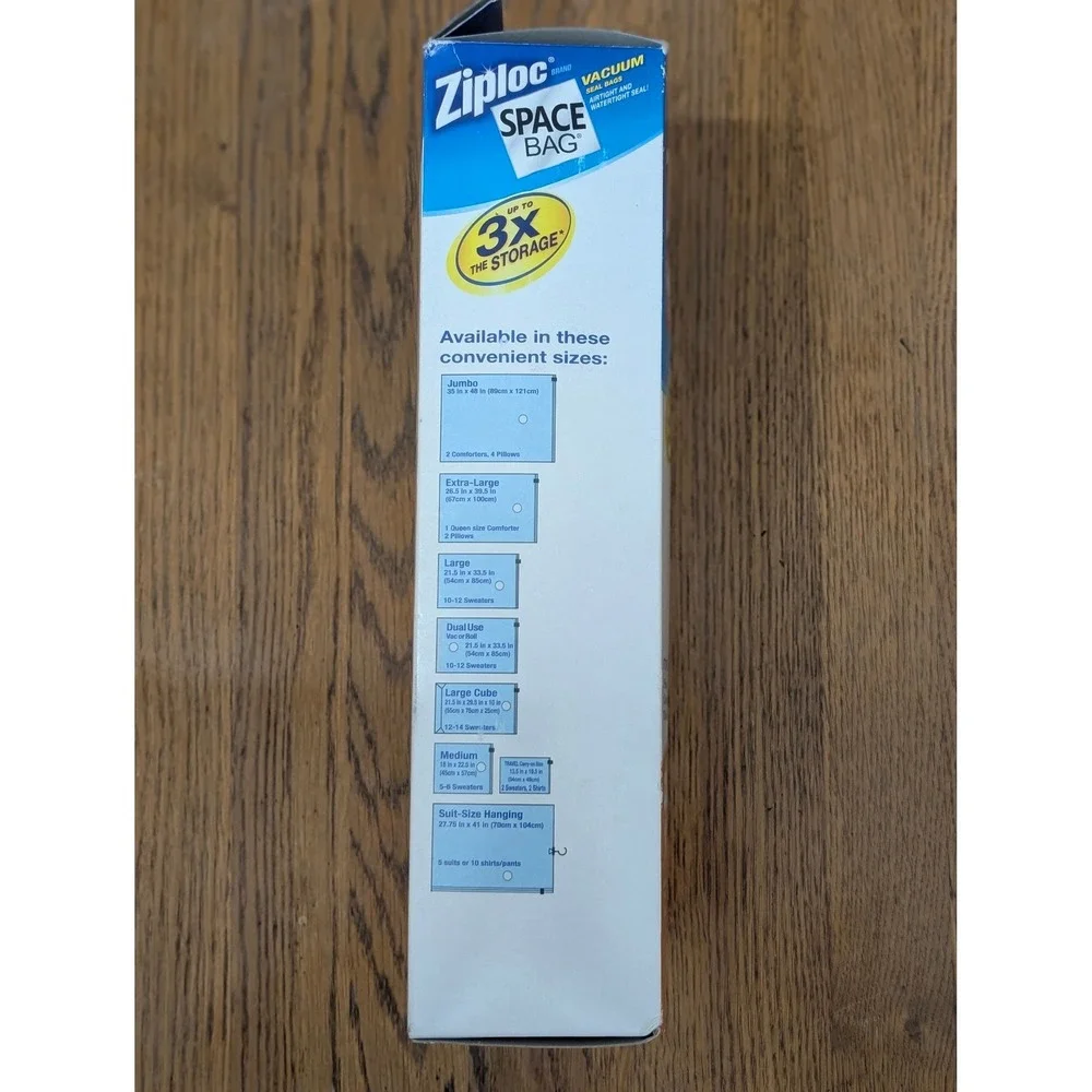 Ziploc space bag