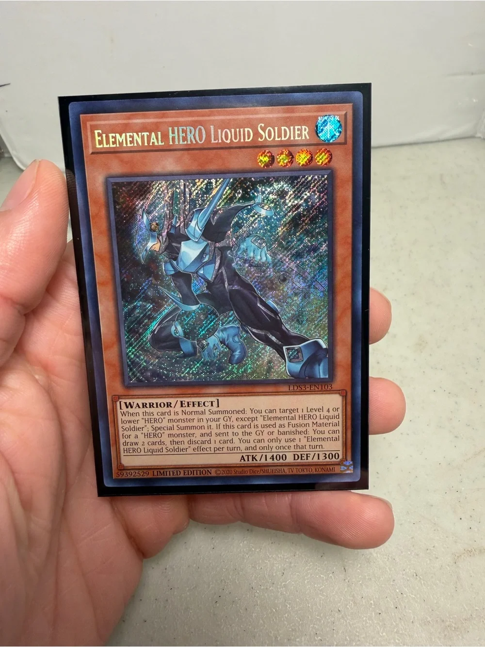 Elemental HERO Liquid Soldier LDS3-EN103 Secret Rare NM