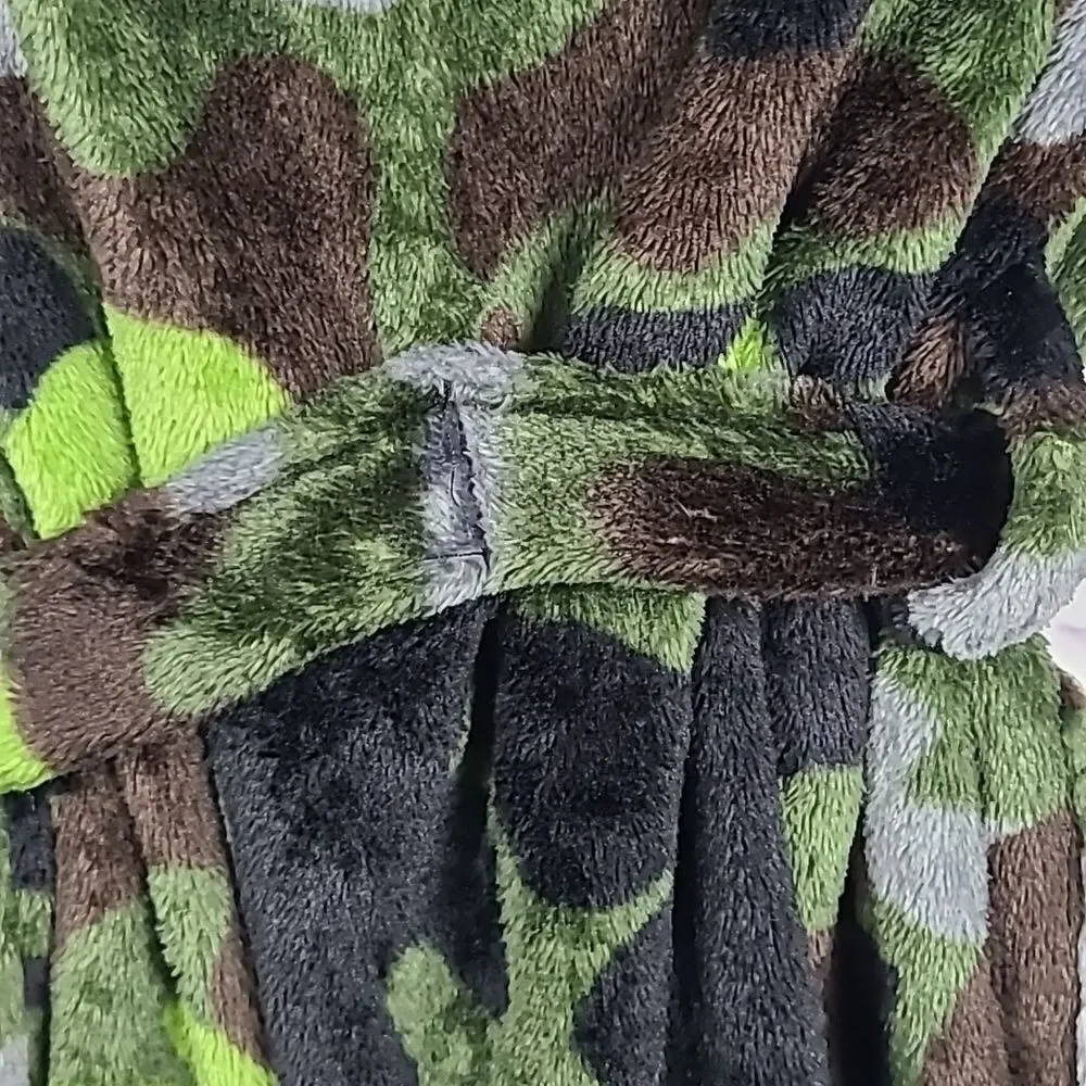 J. Khaki camo bathrobe