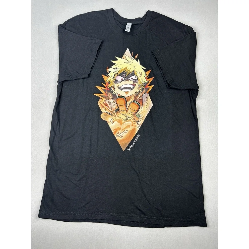 Anime Manga Men's L Sad Fam Art‎ Graphic Tee Shirt NEW No Tags