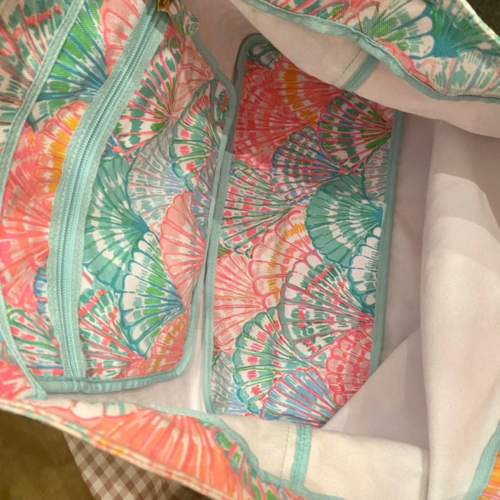 Lilly Pulitzer quilted tote