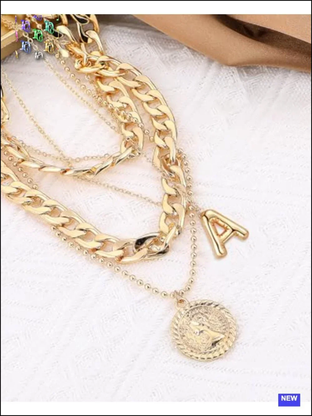 N/A layered necklaces