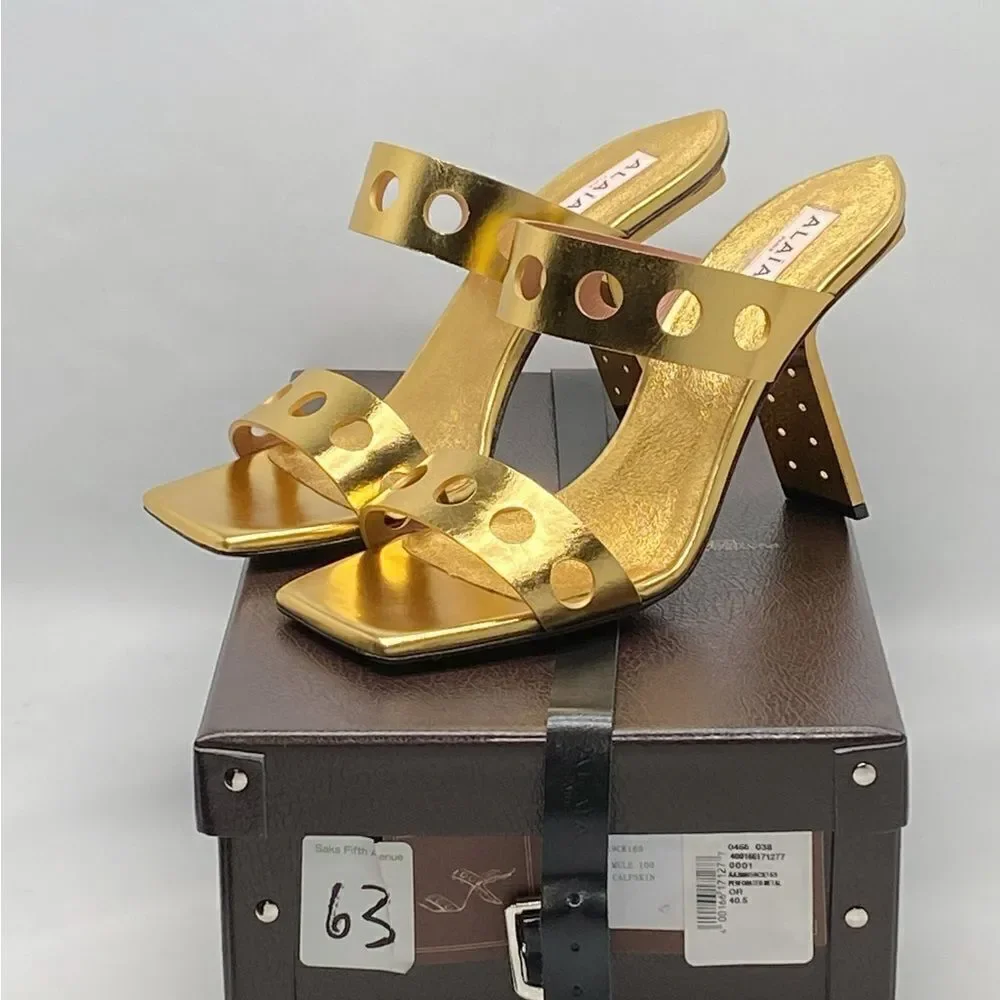 Alaia sandal shaped toe