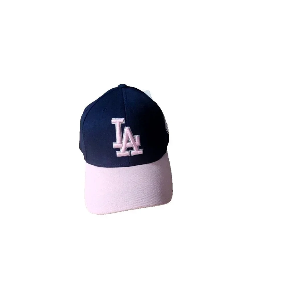 Los‎ Angeles MLB LA DODGERS Diamond Structured Ball Cap. Blue, Pink One Size