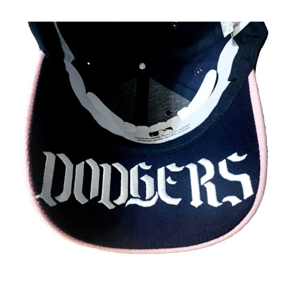 Los‎ Angeles MLB LA DODGERS Diamond Structured Ball Cap. Blue, Pink One Size