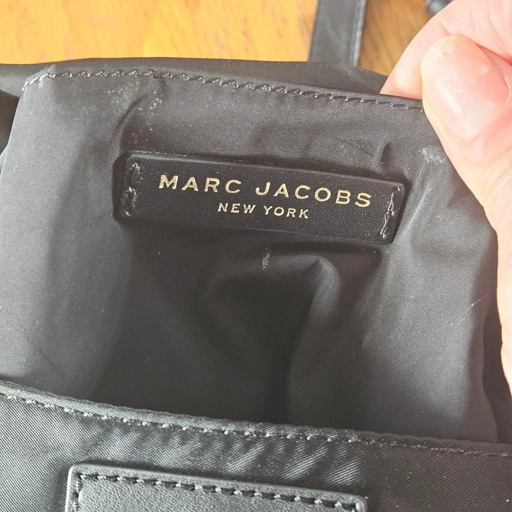 Marc‎ by Marc Jacobs Mini Preppy Natasha Black Nylon Convertible Crossbody Bag