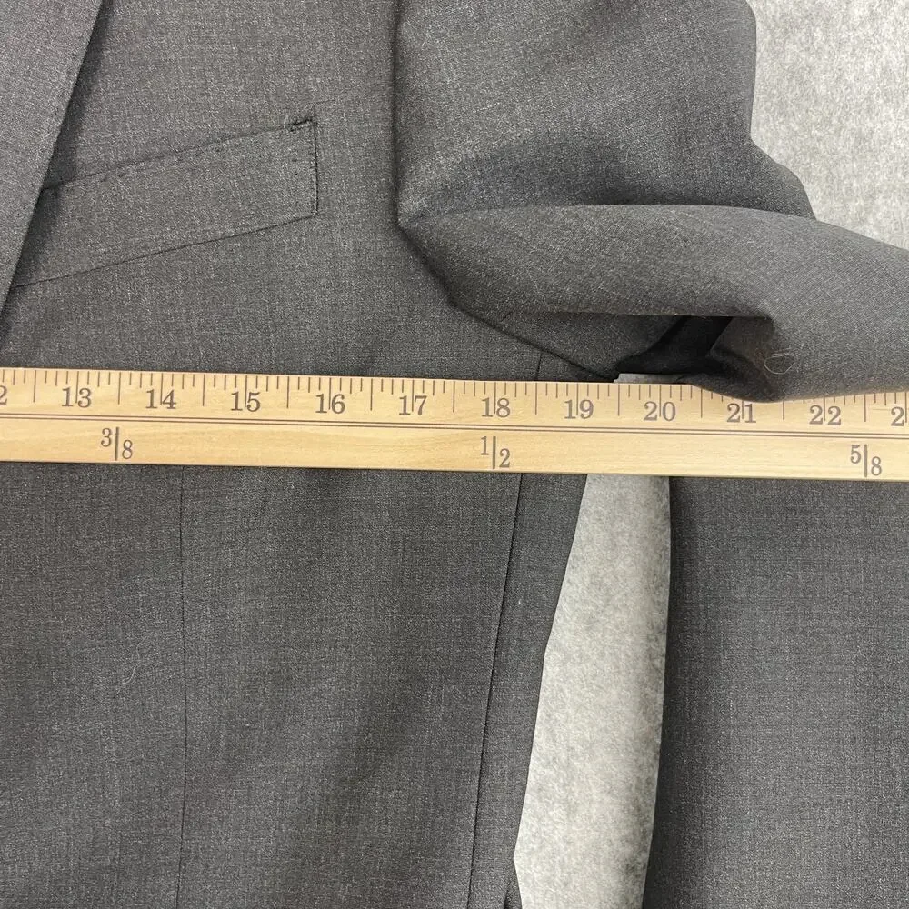 Brooks Brothers Explorer Blazer Mens 38R Regent Fit Dark Gray Jacket Sports Coat