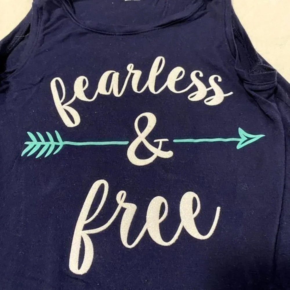 Justice sleeveless trapeze